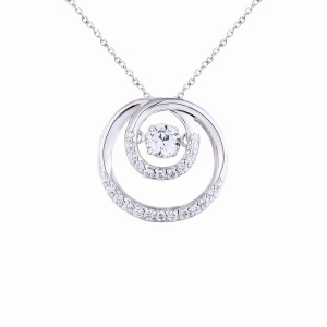 925 sterling silver pendant with CZ