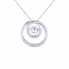 Pendentif en argent sterling 925 avec cz